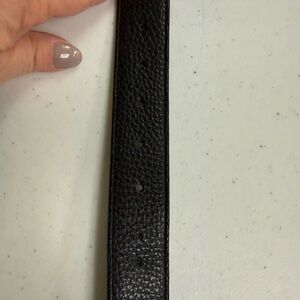 Men's Black Leather Belt